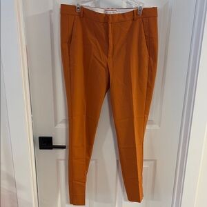 Orange Slim Fit Trousers Workwear